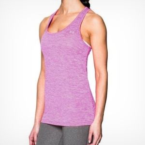 Under armour racer back purple tank